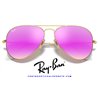 Ray-Ban Aviator Gold / Cyclamen Flash (RB3025 112/4T)
