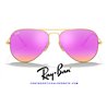Ray-Ban Aviator Gold / Cyclamen Flash (RB3025 112/4T)