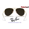 Ray-Ban Aviator Gold / Cyclamen Flash Polarized (RB3025 112/1Q)