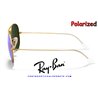 Ray-Ban Aviator Large Metal Gold / Blue Flash Mirror Polarized (RB3025 112/4L)