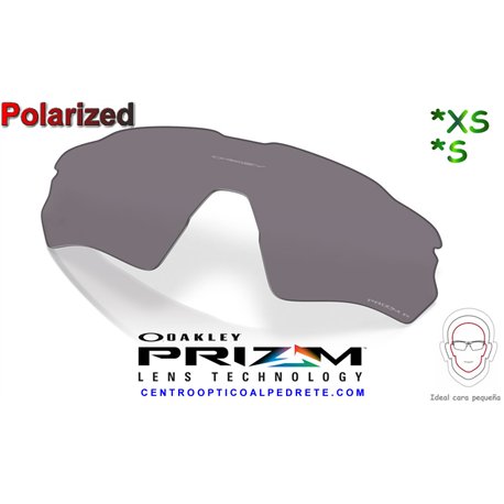Radar EV S (XS) Lente Prizm Grey Polarized Vented (AOO9510LS-000008)