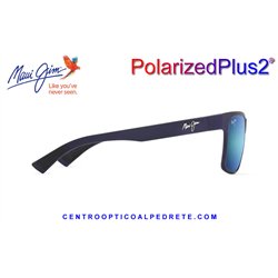 Maui Jim Ho‘opili Metal Matte Blue / Blue Hawaii (B683-03)
