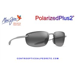 Maui Jim Ho‘okipa Ultra Metal Matte Silver / Neutral Grey