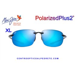 Maui Jim Ho'okipa XL Translucent Grey / Blue Hawaii (B456-14A)