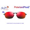 Maui Jim Ho‘okipa Matte Black / HAWAII LAVA (RM456-02A)