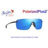 Maui Jim Palulu Matte Black / Blue Hawaii (B680-02)