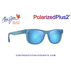 Maui Jim Kaulike Matte Transparent Blue / Blue Hawaii (B687-03)