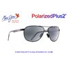 Maui Jim Castles Matte Black / Neutral Grey (B728-17)