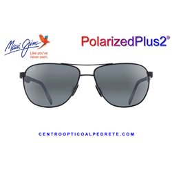 Maui Jim Castles Matte Black / Neutral Grey (B728-17)