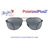 Maui Jim Castles Matte Black / Neutral Grey (B728-17)