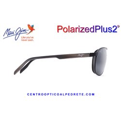 Maui Jim Castles Matte Black / Neutral Grey (B728-17)