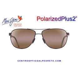 Maui Jim Castles Matte Chocolate / HCL Bronze (H728-01M)