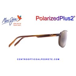 Maui Jim Castles Matte Chocolate / HCL Bronze (H728-01M)