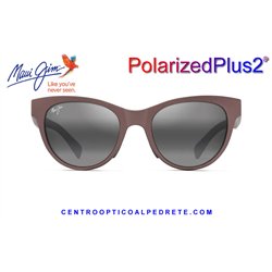 Maui Jim Hulahe Metal Matte Dark Rose / Neutral Grey (685-09)
