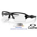Oakley Flak 2.0 XL Custom Polished Black / Clear Black Iridium Photochromic (OO9188-11126)