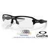 Oakley Flak 2.0 XL Custom Polished Black / Clear Black Iridium Photochromic (OO9188-11126)