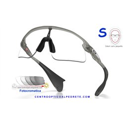 Oakley Stunt Devil S Grey Ink / Clear to Black Iridium Photochromic (OO9518-08)