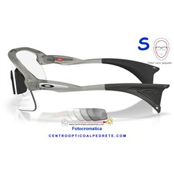 Oakley Stunt Devil S Grey Ink / Clear to Black Iridium Photochromic (OO9518-08)