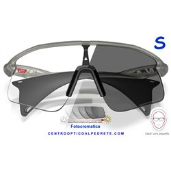 Oakley Stunt Devil S Grey Ink / Clear to Black Iridium Photochromic (OO9518-08)