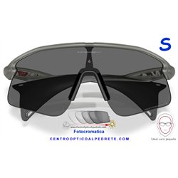 Oakley Stunt Devil S Grey Ink / Clear to Black Iridium Photochromic (OO9518-08)