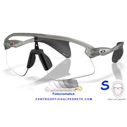 Oakley Stunt Devil S Grey Ink / Clear to Black Iridium Photochromic (OO9518-08)