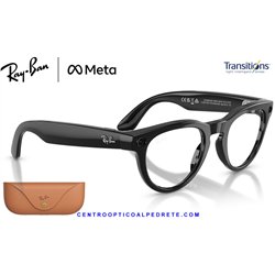 Ray-Ban Meta Headliner Matte Black / Clear (RW4013-601SSB)