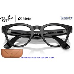 Ray-Ban Meta Headliner Matte Black / Clear (RW4013-601SSB)