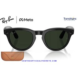 Ray-Ban Meta Headliner Matte Black / Clear (RW4013-601SSB)