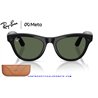 Ray-Ban Meta Skyler Black Shiny / G-15 Green (RW4014-601/71)