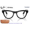 Ray-Ban Meta Skyler Black Shiny / Clear-Amethyst Transitions (RW4014-601/CH)