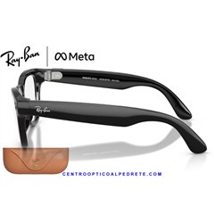 Ray-Ban Meta Skyler Black Shiny / Clear (RW4014-601/SB)