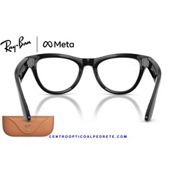 Ray-Ban Meta Skyler Black Shiny / Clear (RW4014-601/SB)