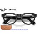 Ray-Ban Meta Skyler Black Shiny / Clear (RW4014-601/SB)