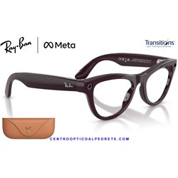Ray-Ban Meta Skyler Mystic Violet / Clear-Amethyst Transitions (RW4014-6701CH)