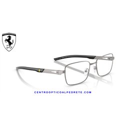 Ferrari Scuderia FZ7010 Matte Gunmetal Rectangular - Graduadas