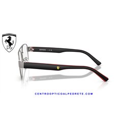 Ferrari Scuderia FZ7014D Matte Gunmetal Redondeada - Graduadas