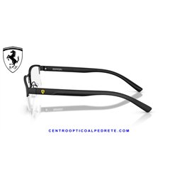 Ferrari Scuderia FZ7015 Black Matte Redondeada - Graduadas