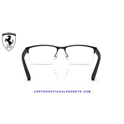 Ferrari Scuderia FZ7015 Black Matte Redondeada - Graduadas