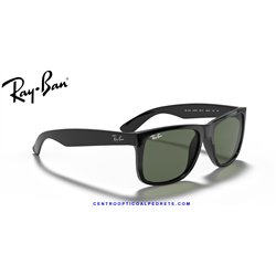 Ray-Ban Justin Black / Dark Green (RB4165 601/71)
