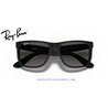 Ray-Ban Justin Rubber Black / Dark Grey (RB4165 601/8G)