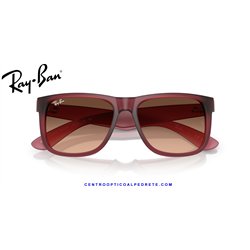 Ray-Ban Justin Rubber Violet / Pink Gradient (RB4165 6815A5)