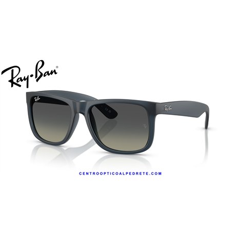 Ray-Ban Justin Rubber Blue / Gradient Grey (RB4165 681311)
