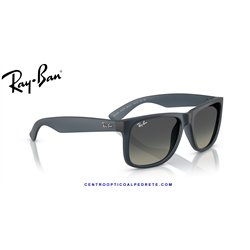Ray-Ban Justin Rubber Blue / Gradient Grey (RB4165 681311)