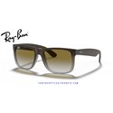 Ray-Ban Justin Brown / Green Gradient (RB4165 854/7Z)