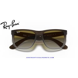 Ray-Ban Justin Brown / Green Gradient (RB4165 854/7Z)