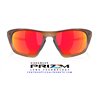 Oakley Lateralis Ámbar oscuro mate / Prizm Ruby (OO9431-16)