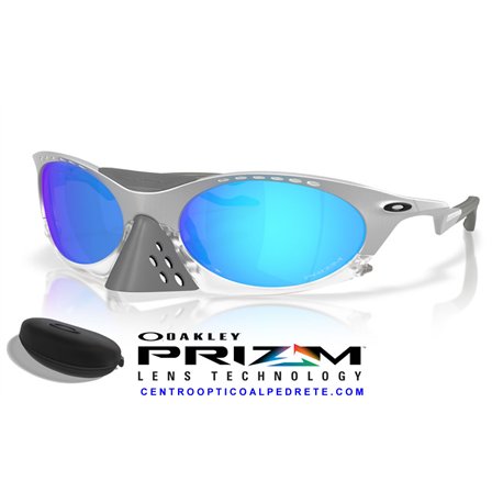 Oakley Plantaris X-Silver / Prizm Sapphire (OO9437-13)