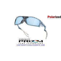 Oakley Plantaris SQ Matte Trans StoneWash / Prizm Deep Water Polarized (OO9529-08)