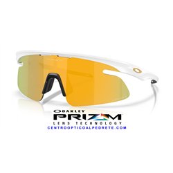 Oakley RSLV Lite Matte White Prizm 24k (OO9527-03)