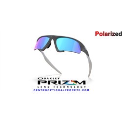 Oakley Suture Jacket Grey / Prizm Sapphire Polarized (OO9532-02)